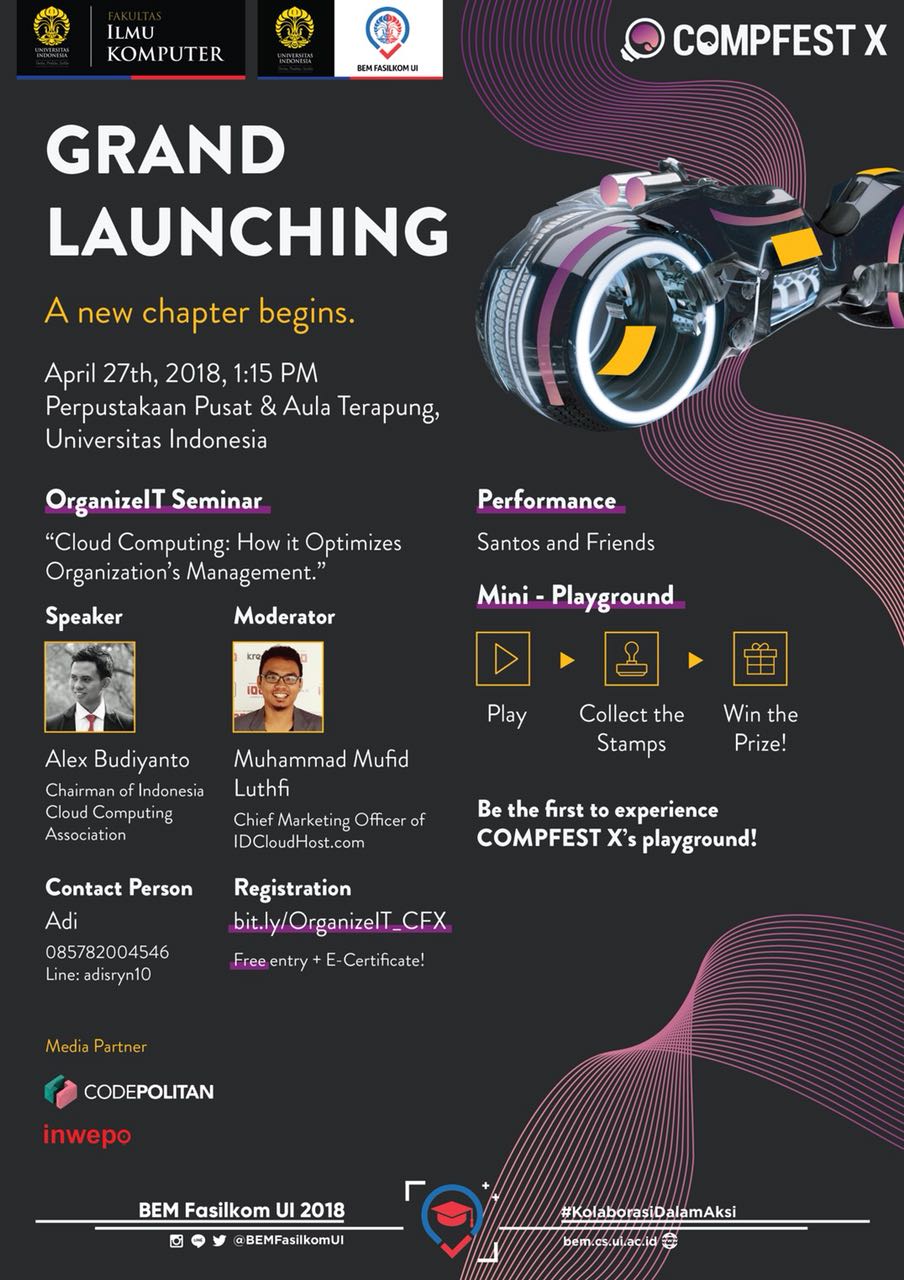Grand Launching CompFest X Universitas Indonesia